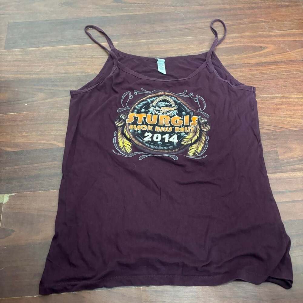 Hot Leathers Sturgis Black Hills Rally 2014 Graphic Tank Top